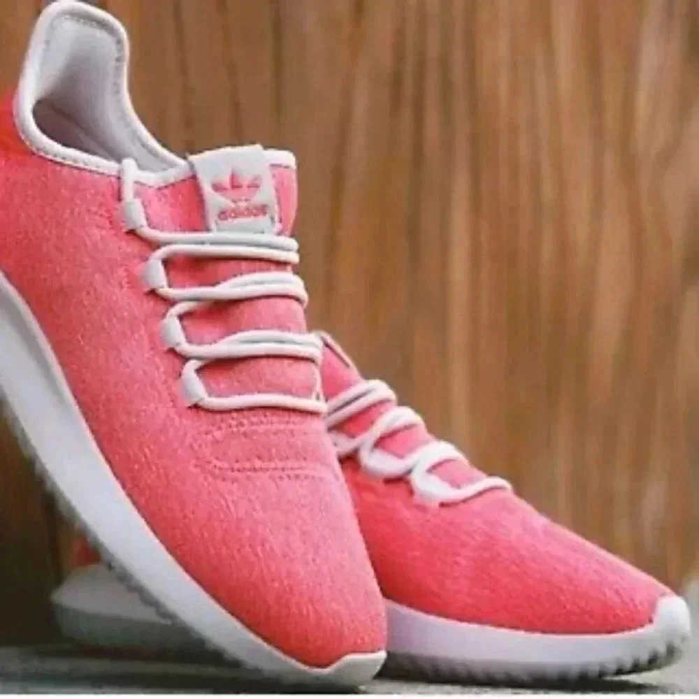 adidas Women's B22636 Tubular Shadow Sneakers, Aero Pink Sz 10